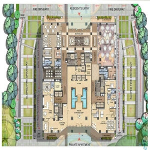 Prestige Kingfisher Towers Master Plan