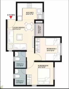 Shriram 107 South East Floor Plan Image