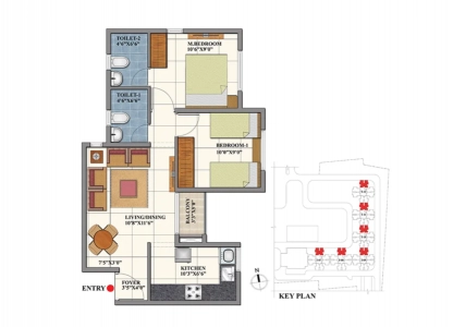 Shriram Codename Dil Chahta Hai Floor Plan Image