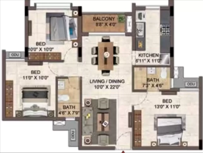 Casagrand Hazen Floor Plan Image