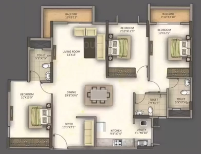 Meda Heights Floor Plan Image