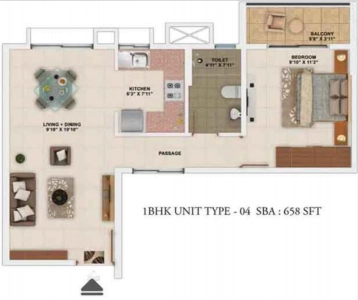 Salarpuria Sattva Park Cubix Floor Plan Image