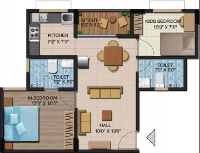 Shriram Liberty Square Floor Plan Image