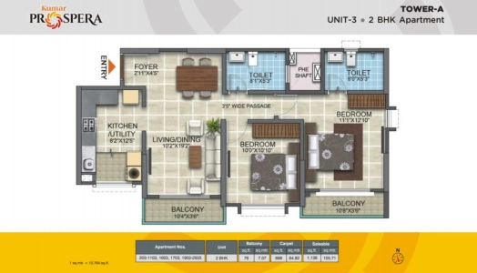 Kumar Prospera Floor Plan Image