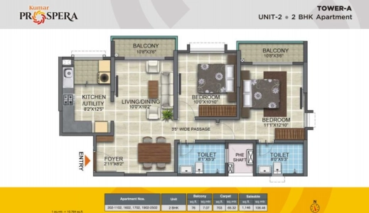 Kumar Prospera Floor Plan Image