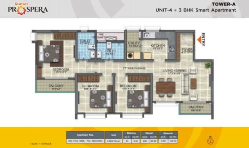 Kumar Prospera Floor Plan Image