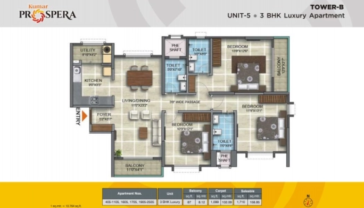 Kumar Prospera Floor Plan Image