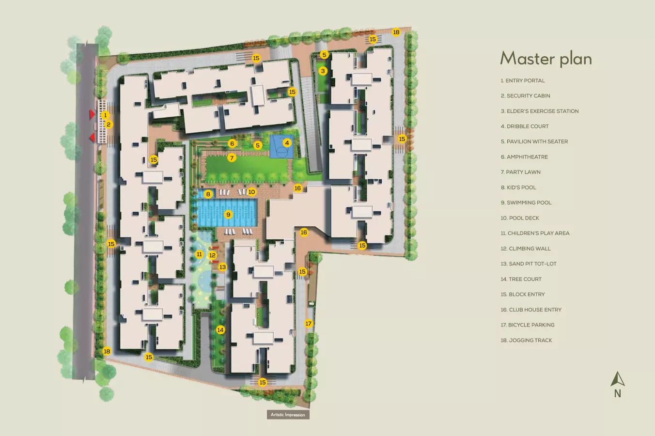 Adarsh Pinecourt Master Plan