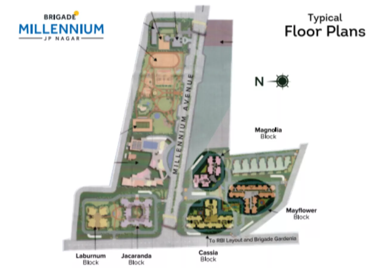 Brigade Millennium Cassia Master Plan