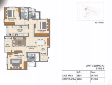 Prestige North Point Floor Plan Image