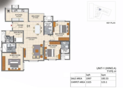 Prestige North Point Floor Plan Image