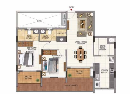 Casagrand Aquene Floor Plan Image