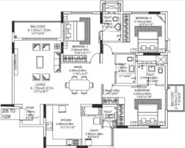 Kolte Patil 24K Grazio Floor Plan Image