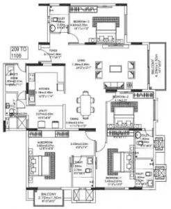 Kolte Patil 24K Grazio Floor Plan Image