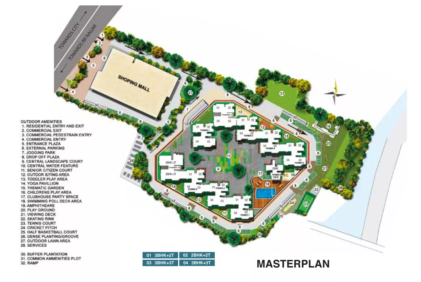 Salarpuria Sattva Divinity Master Plan