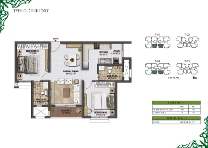 Prestige Green Gables Floor Plan Image