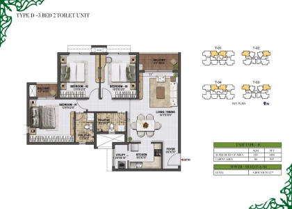 Prestige Green Gables Floor Plan Image