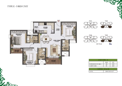 Prestige Green Gables Floor Plan Image