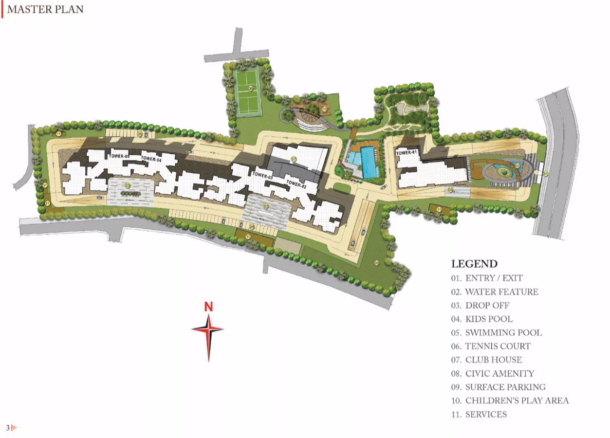 Prestige Westwoods Master Plan