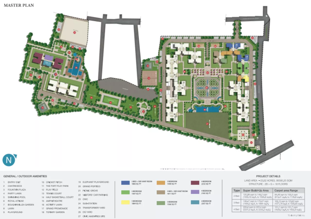 Sobha Royal Pavilion Master Plan