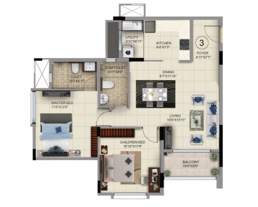 Sattva Anugraha Phase 2 Floor Plan Image