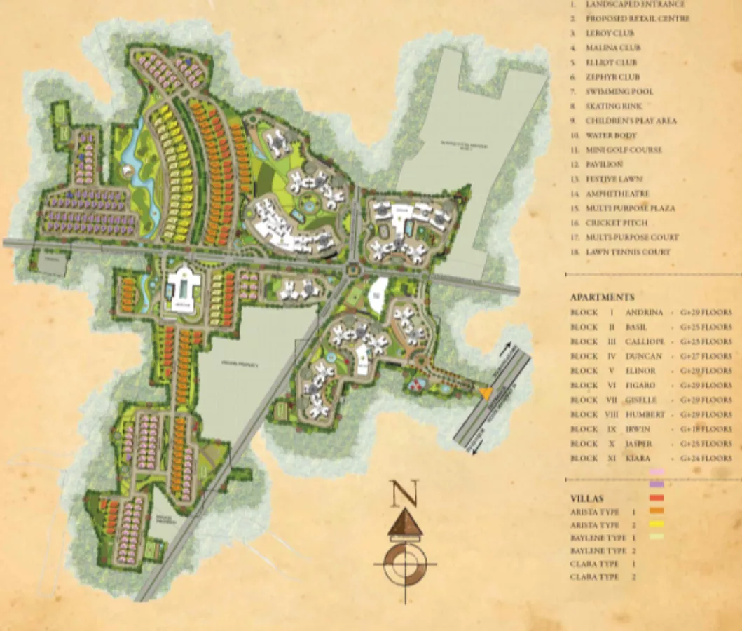 Prestige Lakeside Habitat Master Plan