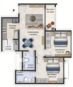 Prestige Lavender Fields Floor Plan Image