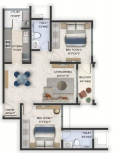 Prestige Lavender Fields Floor Plan Image