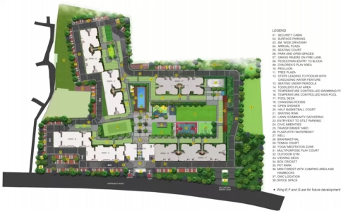 Ajmera Lakeside Paradise Master Plan