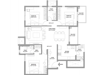 Assetz 22 & Crest Floor Plan Image