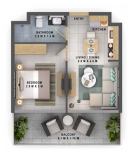 Damac Reva Residence Floor Plan Image