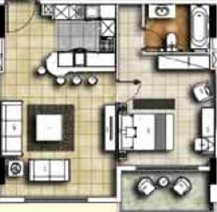 Damac Suburbia Floor Plan Image