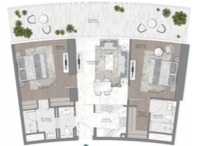 Damac Bay Cavalli Floor Plan Image