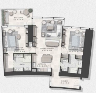 Cavalli Towers Floor Plan Image