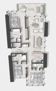 Cavalli Towers Floor Plan Image