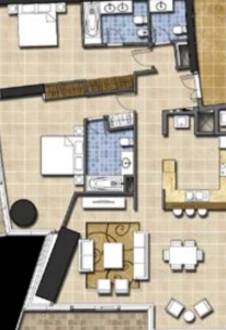 Damac Heights Floor Plan Image