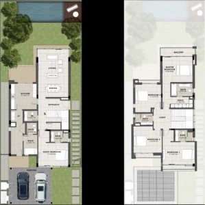 Damac Hills - Longview Floor Plan - 2012 sq.ft. 