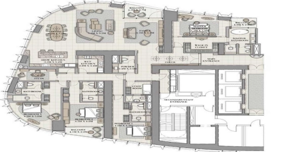 Emaar 2 Primo Floor Plan Image