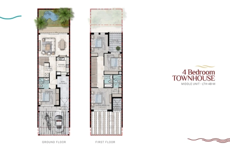 Damac Lagoon Costa Brava Floor Plan - 2279 sq.ft. 