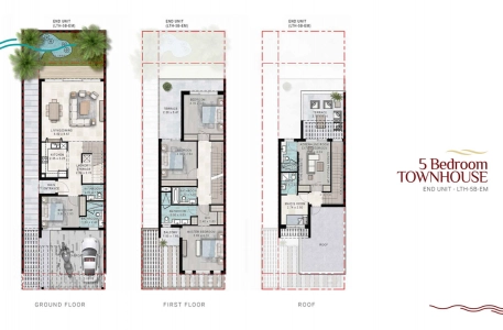 Damac Lagoon Costa Brava Floor Plan - 3248 sq.ft. 