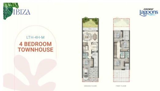 Damac Lagoon Ibiza Floor Plan - 2273 sq.ft. 