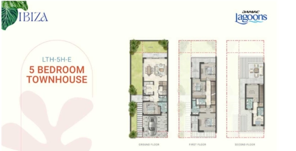 Damac Lagoon Ibiza Floor Plan - 3377 sq.ft. 