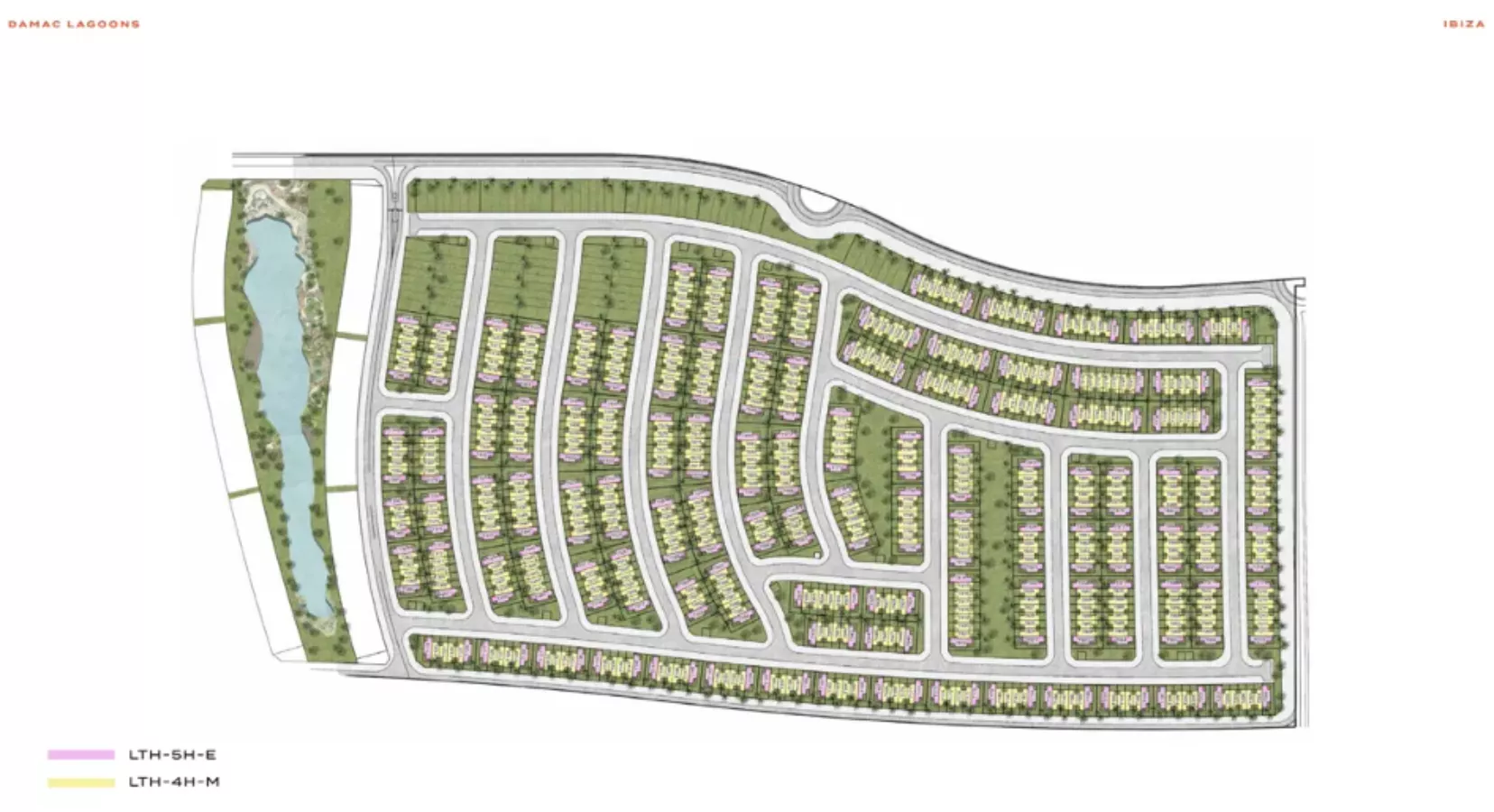 Damac Lagoon Ibiza Master Plan