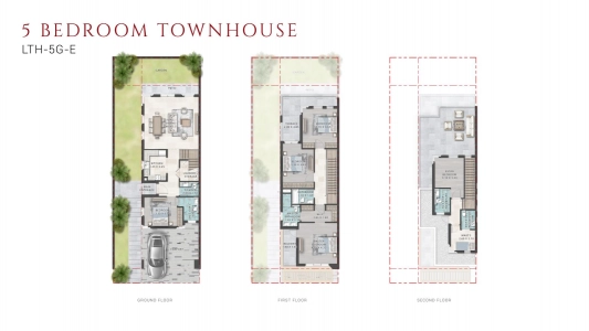 Damac Lagoon Monte Carlo Floor Plan - 3377 sq.ft. 