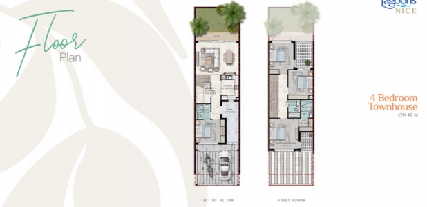 Damac Lagoon Nice Floor Plan Image