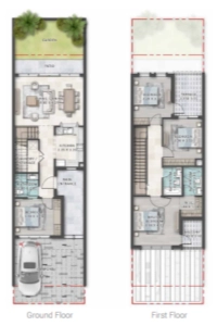 Damac Lagoon Portofino Floor Plan Image