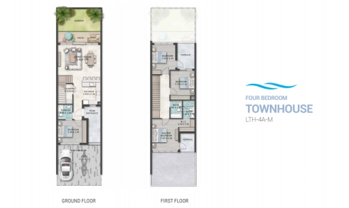 Damac Lagoon Santorini Floor Plan - 2267 sq.ft. 