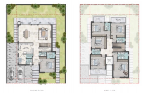 Damac Lagoon Venice Floor Plan Image