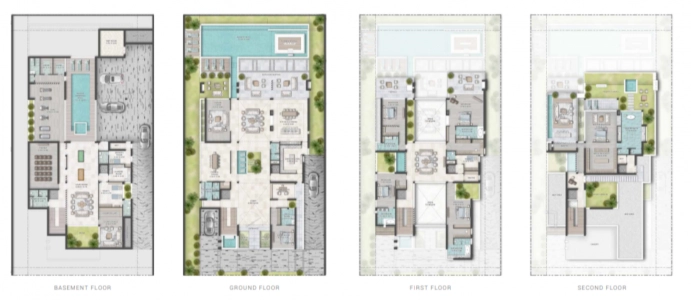 Damac Lagoon Venice Floor Plan Image