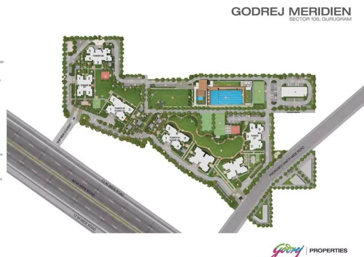 Godrej Meridien Master Plan